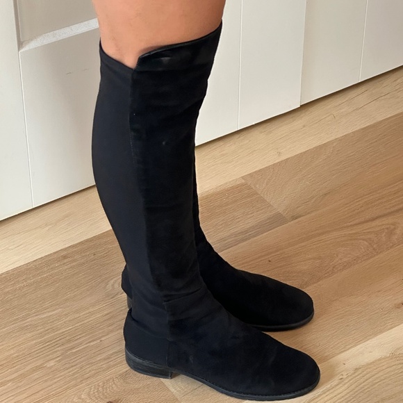Stuart Weitzman 5050 Suede Over the Knee boot Size 6.5M - Picture 4 of 5